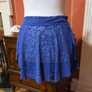 PurplecPatterned Ballet Skirt